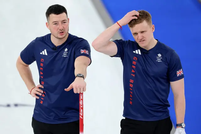 Hammy McMillan and Bobby Lammie of Team Great Britain