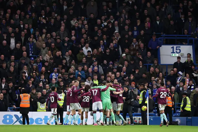 Zian Flemming of Burnley celebrates scoring his team's first goal