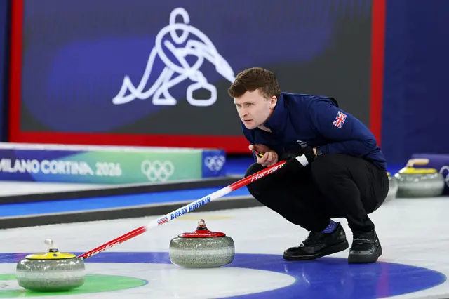 Bruce Mouat of Team Great Britain