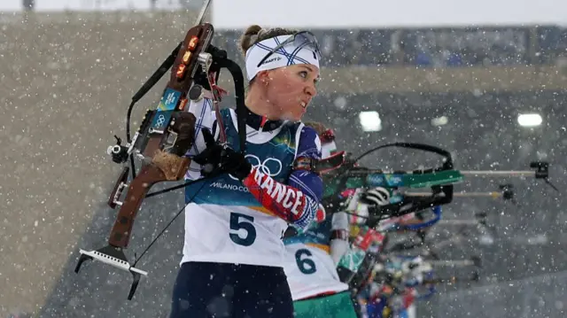 Michelon in action at the shooting range