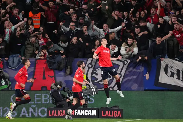 Osasuna 1-0 Real Madrid