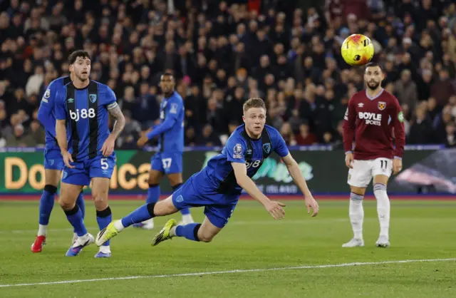 AFC Bournemouth's Adrien Truffert in action
