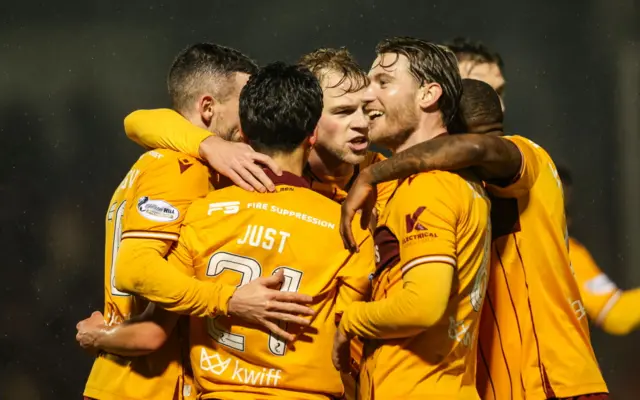 Motherwell celebrate