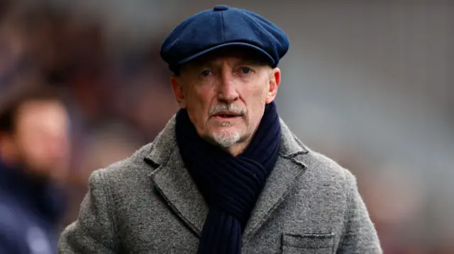 Swindon boss Ian Holloway during the 3-1 defeat at Shrewsbury on 14 February