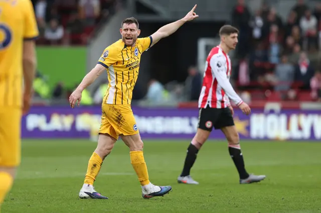 James Milner of Brighton & Hove Albion directs the play