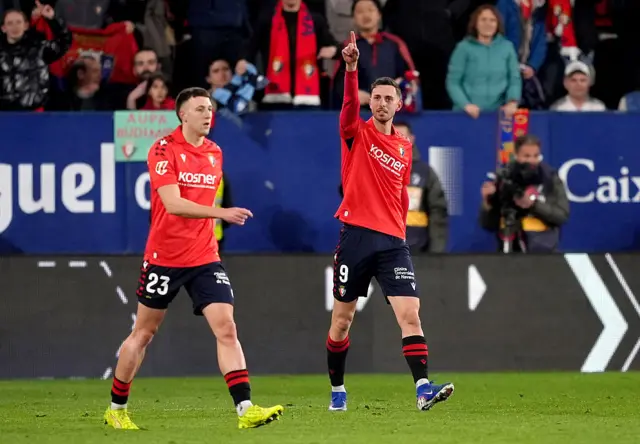 Osasuna 2-1 Real Madrid