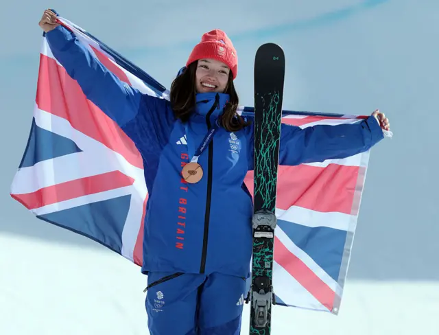 Bronze medalist Zoe Atkin of Team Great Britain
