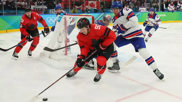 Canada v America in action