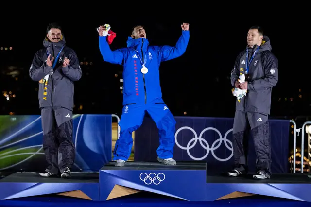 Gold medalist Matt Weston of Great Britain