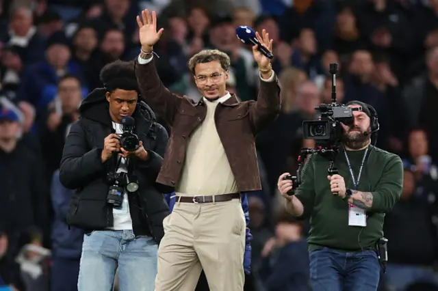 Former Tottenham Hotspur player Dele Alli on the pitch