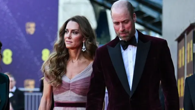 The Prince and Princess of Wales attending the 79th British Academy Film Awards