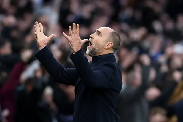 Igor Tudor, Manager of Tottenham Hotspur, celebrates