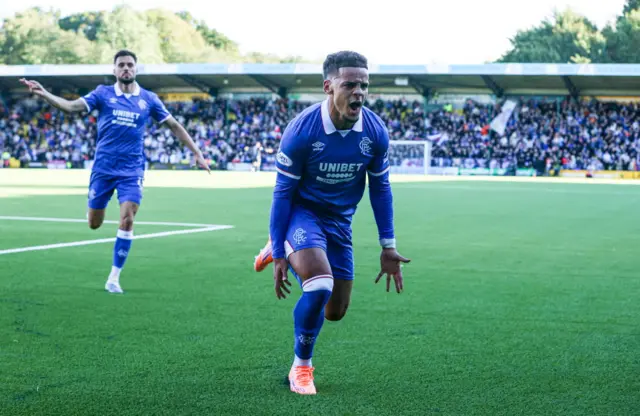 Max Aarons scored the winner on Rangers' last visit to Livingston