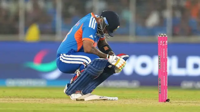 Suryakumar Yadav Captain of India reacts