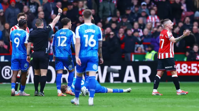 Kalvin Phillips sent off