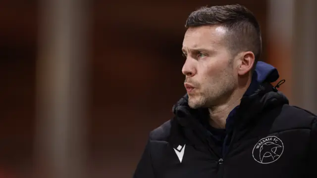 Walsall manager Mat Sadler