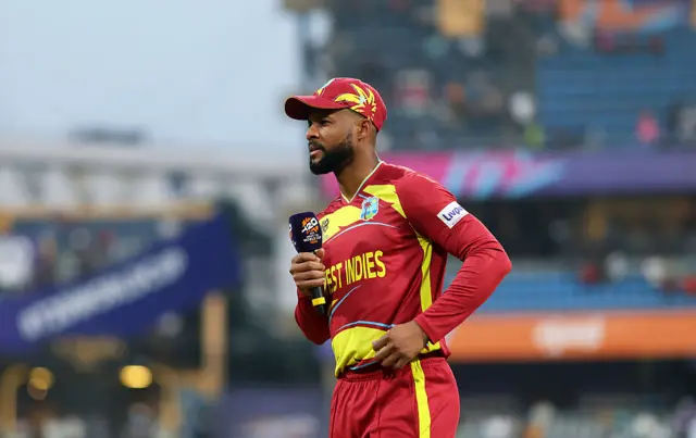 West Indies skipper Shai Hope