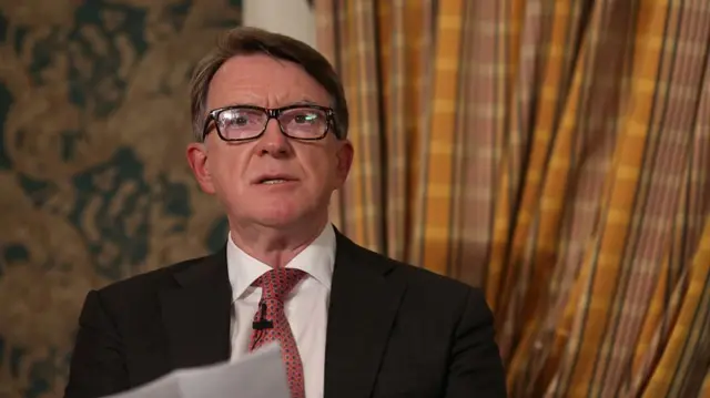 A photo of Peter Mandelson