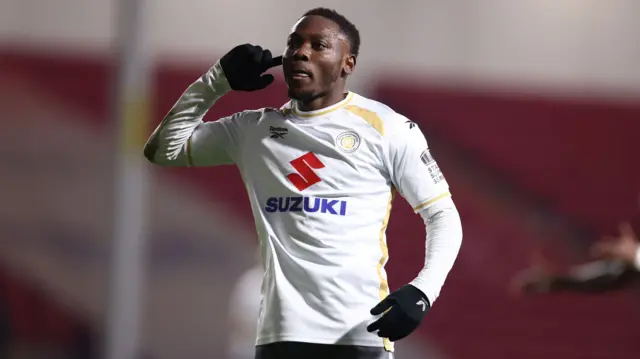 MK Dons goalscorer Rushian Hepburn-Murphy