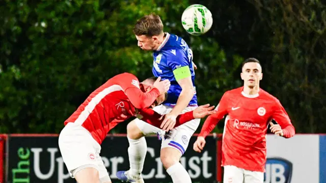 Action from Larne v Linfield