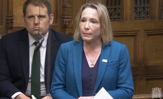 Helen Morgan speaking in Parliament
