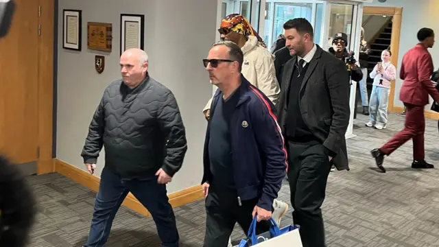 Snoop Dogg arrives at the Swansea.com Stadium
