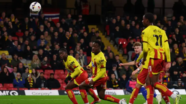 Sindre Egeli scores for Ipswich at Watford