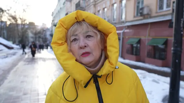 Mother of soldier Liudmyla Taran speaks to Reuters in Kyiv