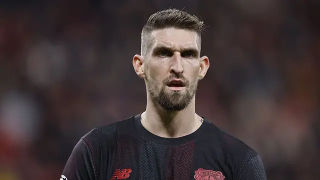 Robert Andrich of Bayer 04 Leverkusen