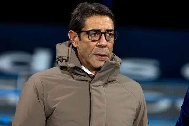 Rui Costa, president of SL Benfica, looks on