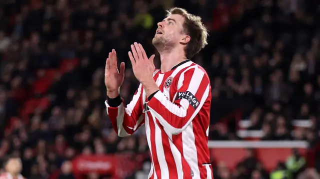 Patrick Bamford looks disappointed