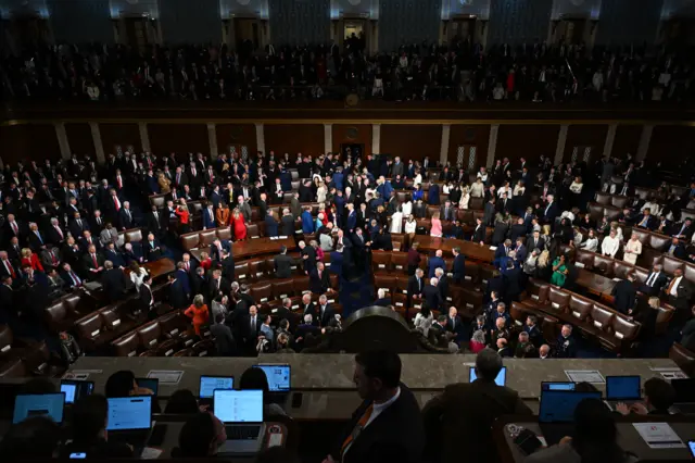 Empty seats in the House