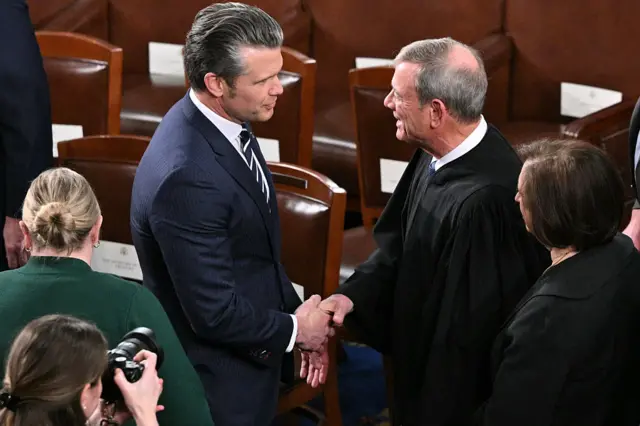 Two men shaking hands