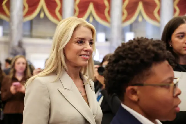 Pam Bondi (left), Attorney General
