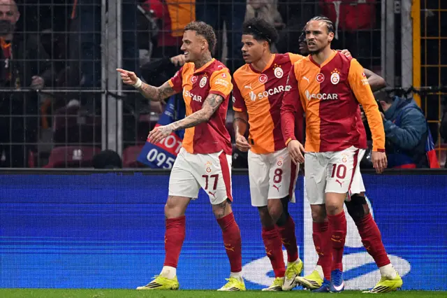 Noa Lang of Galatasaray AS celebrates