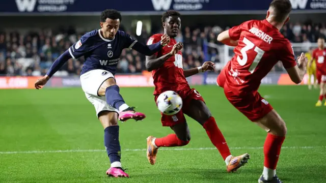 Femi Azeez scores for Millwall