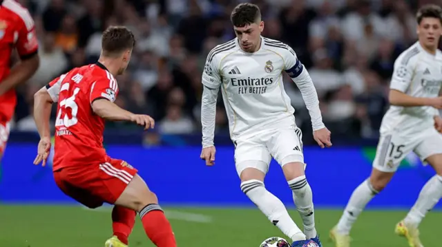 Federico Valverde on the ball