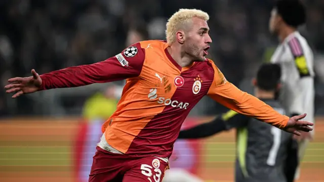 Baris Alper Yilmaz celebrates