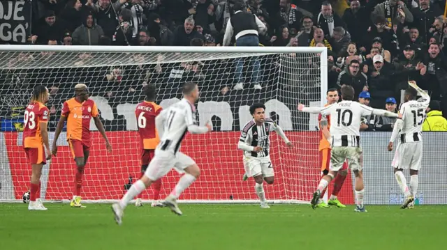 Weston McKennie celebrates