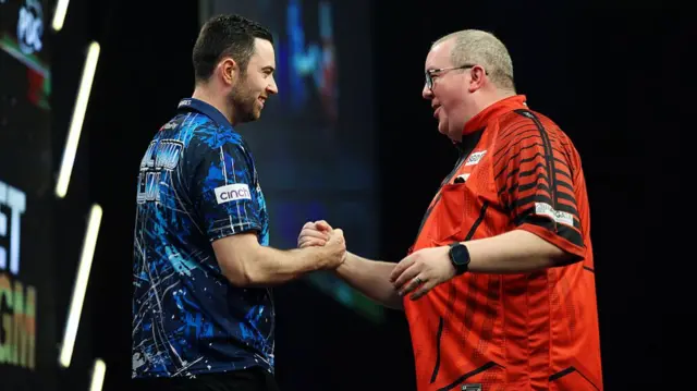 Luke Humphries and Stephen Bunting