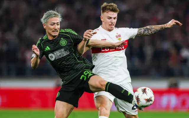 Daizen Maeda in action for Celtic