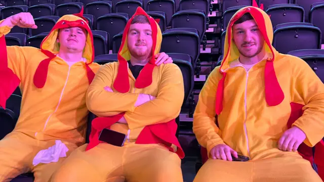 Fans at the Premier League Darts in Belfast