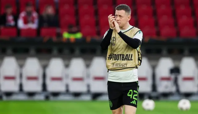 Celtic captain Callum McGregor