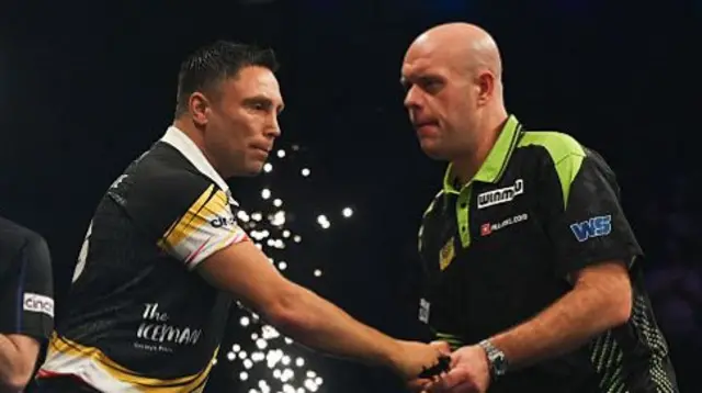 Gerwyn Price and Michael van Gerwen