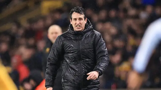 Aston Villa manager Unai Emery
