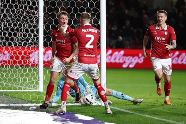 Bristol City celebrate