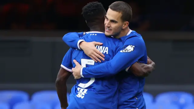 Ipswich goalscorer Anis Mehmeti