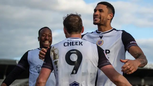 Bromley players celebrate
