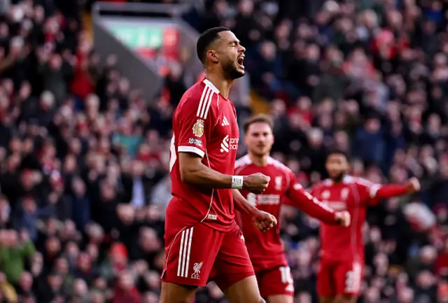 Cody Gakpo of Liverpool celebrates