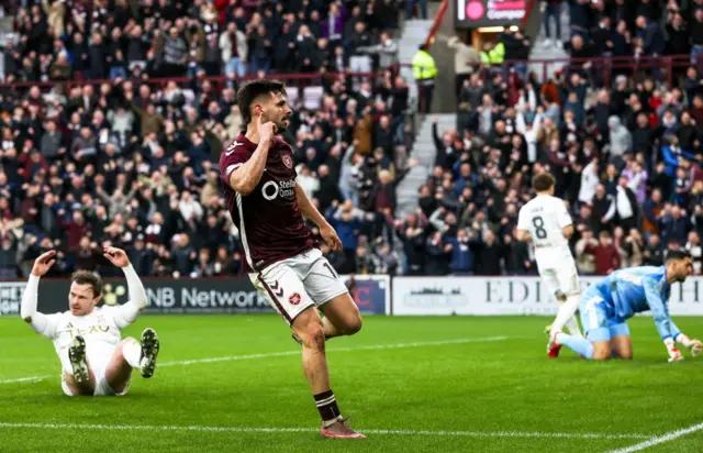 Claudio Braga scored the only goal at Tynecastle